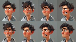 create consistent characters for books comics storyboards