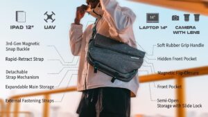 large everyday sling bag
