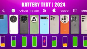 Smartphone battery test