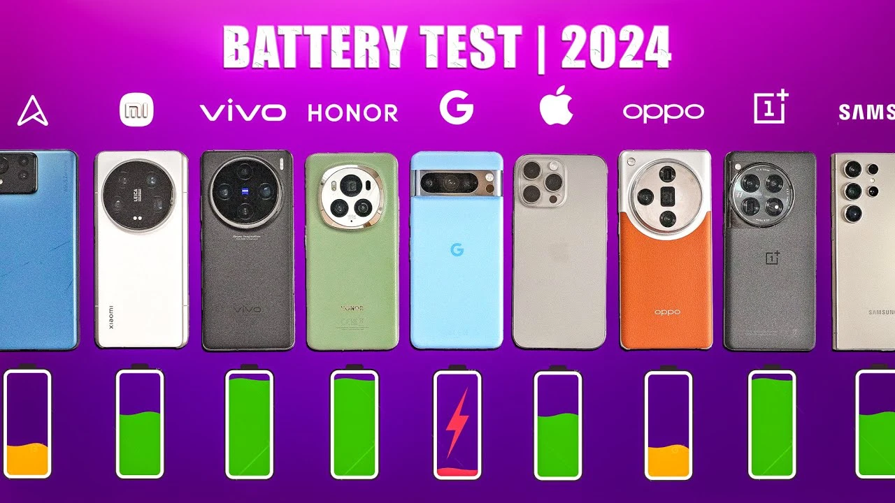 Smartphone battery test