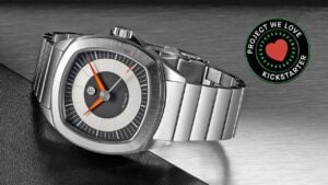 wristwatch inspired by 1970s design Time Master 70