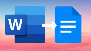 Converting Microsoft Word files to Google Docs