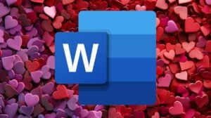 How to add love hearts to a Word document