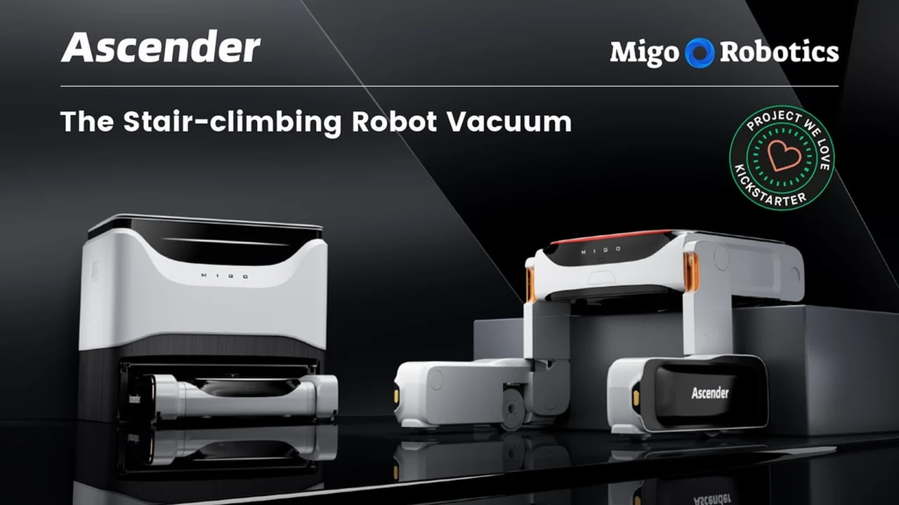 MIGO Ascender stair climbing robot vacuum cleaner