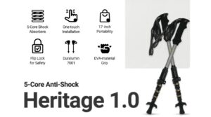 premium trekking poles Indiegogo