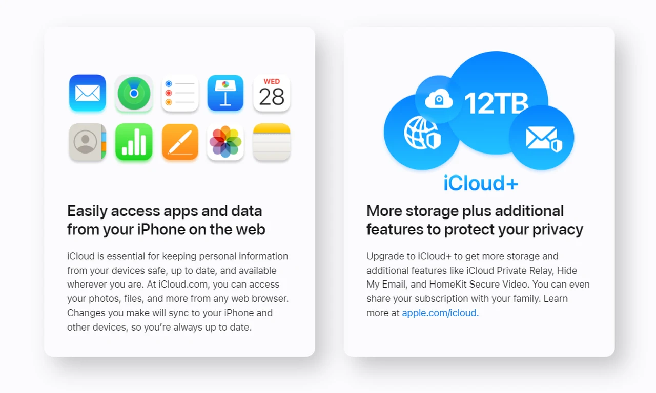 Apple iCloud Benefits