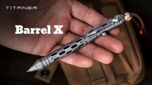 Barrel X Titanium tactical pen
