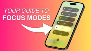 Focus Modes iPhone