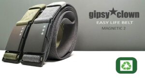 Magnetic 2 belt with magnetic buckle