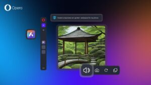 Opera Google Cloud Aria Browser AI