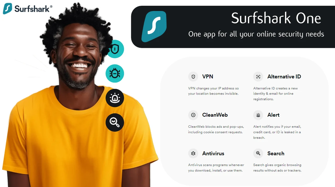 Surfshark ONE all-in-one cyber security bundle review 2024