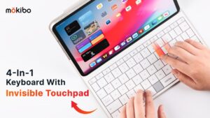keyboard with invisible touchpad