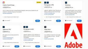 Adobe sued over subscription feesAdobe sued over subscription fees