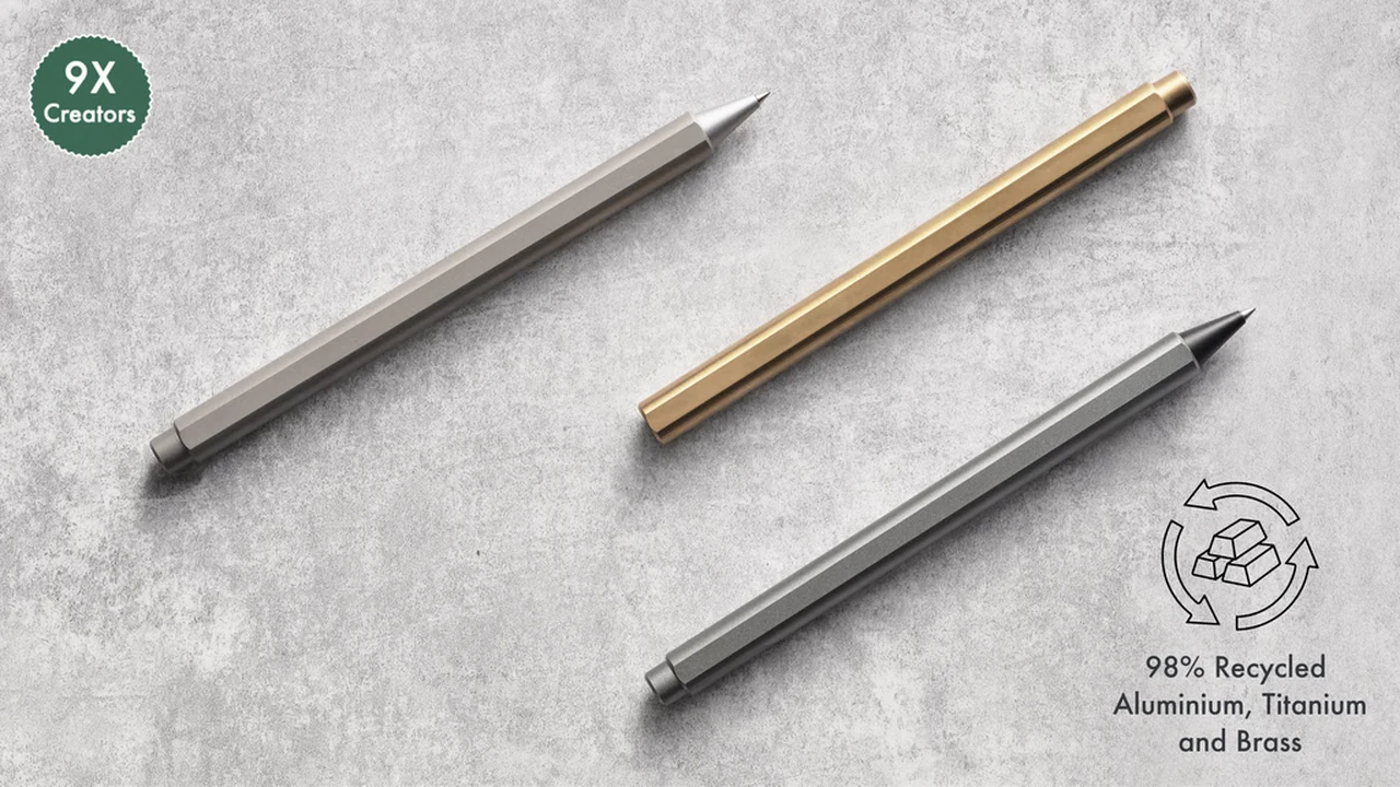 Designer rollerball pen