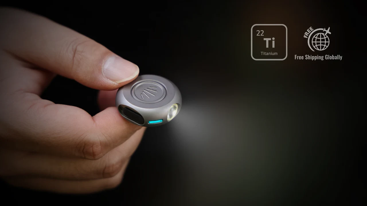 EDC flashlight with rechargeable battery 2024