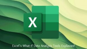 Excel's What-If Goal Seek Scenario Manager