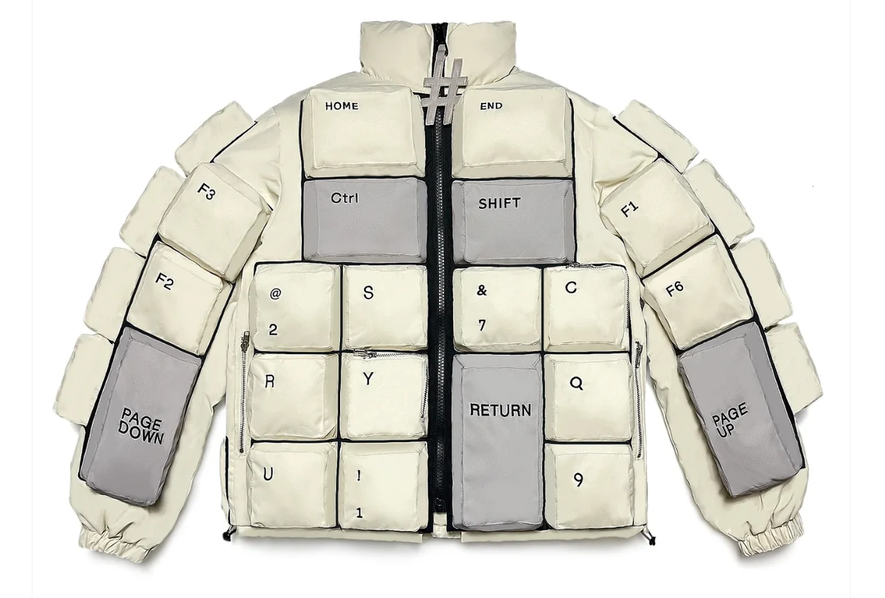 Fully working Puffer Keyboard Jacket