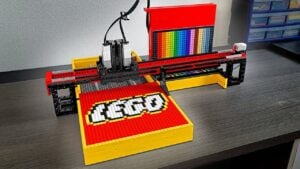 LEGO PixelArt AI robot