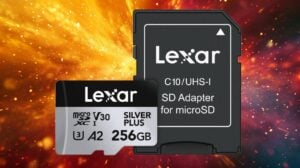 Lexar Pro SILVER memory cards 2024