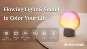 MindOasis sunrise alarm clock Kickstarter