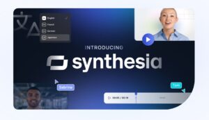 Synthesia 2 business AI video communications platform