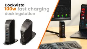 desktop 4K Dock and fast charger 2024