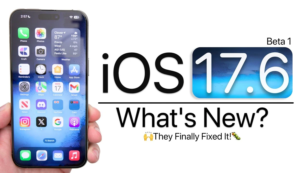 iOS 17.6 beta 1
