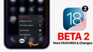 iOS 18 beta 2