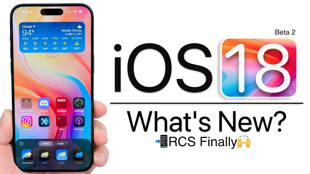 iOS 18 Beta 2