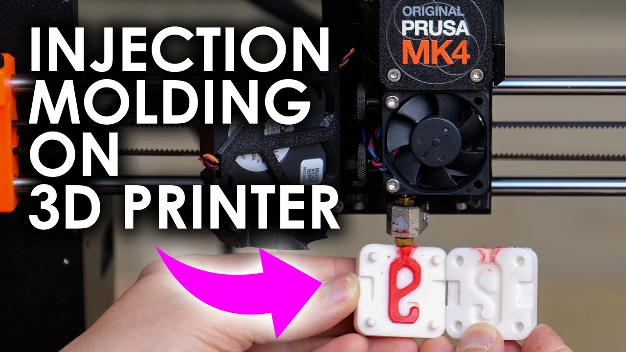 plastic injection molding using a 3D printer
