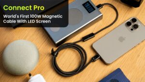 100W charging cable with display