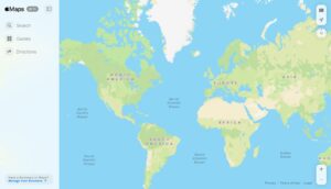 Apple Maps online in beta