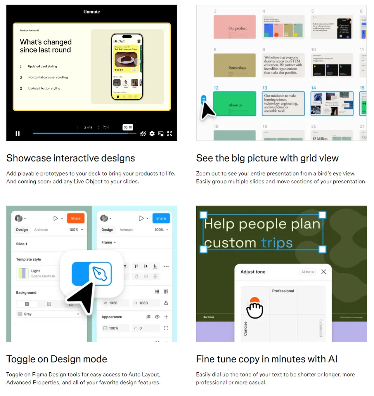 Figma Slides features