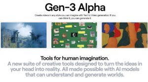 Runway Gen 3 AI video generator