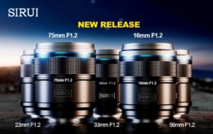 SIRUI F1 2 Sniper Series APS-C 16mm and 75mm