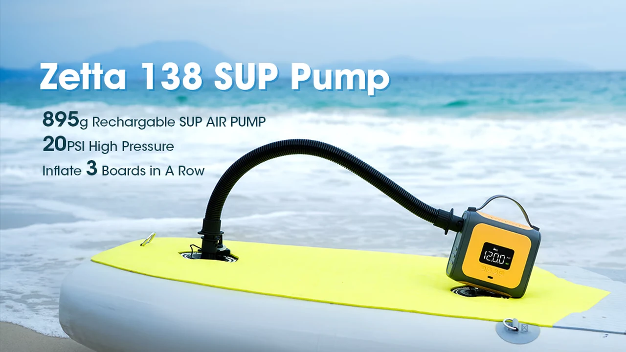 Zetta 138 SUP Pump powerful portable air pump
