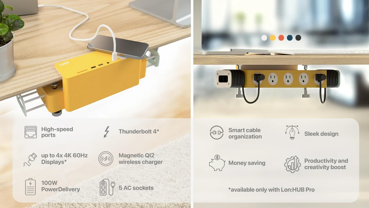 desktop charger and hub Kickstarter