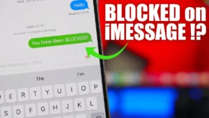 Blocked iMessage