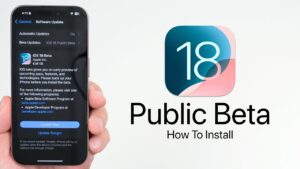 iOS 18 Public Beta 1