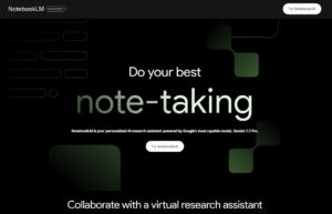 NotebookLM for notetaking and more