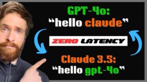AI models in conversation with zero latency
