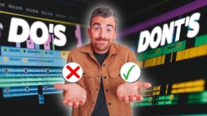 Adobe Premiere Pro video editing mistakes 2024