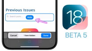 iOS 18 beta 5