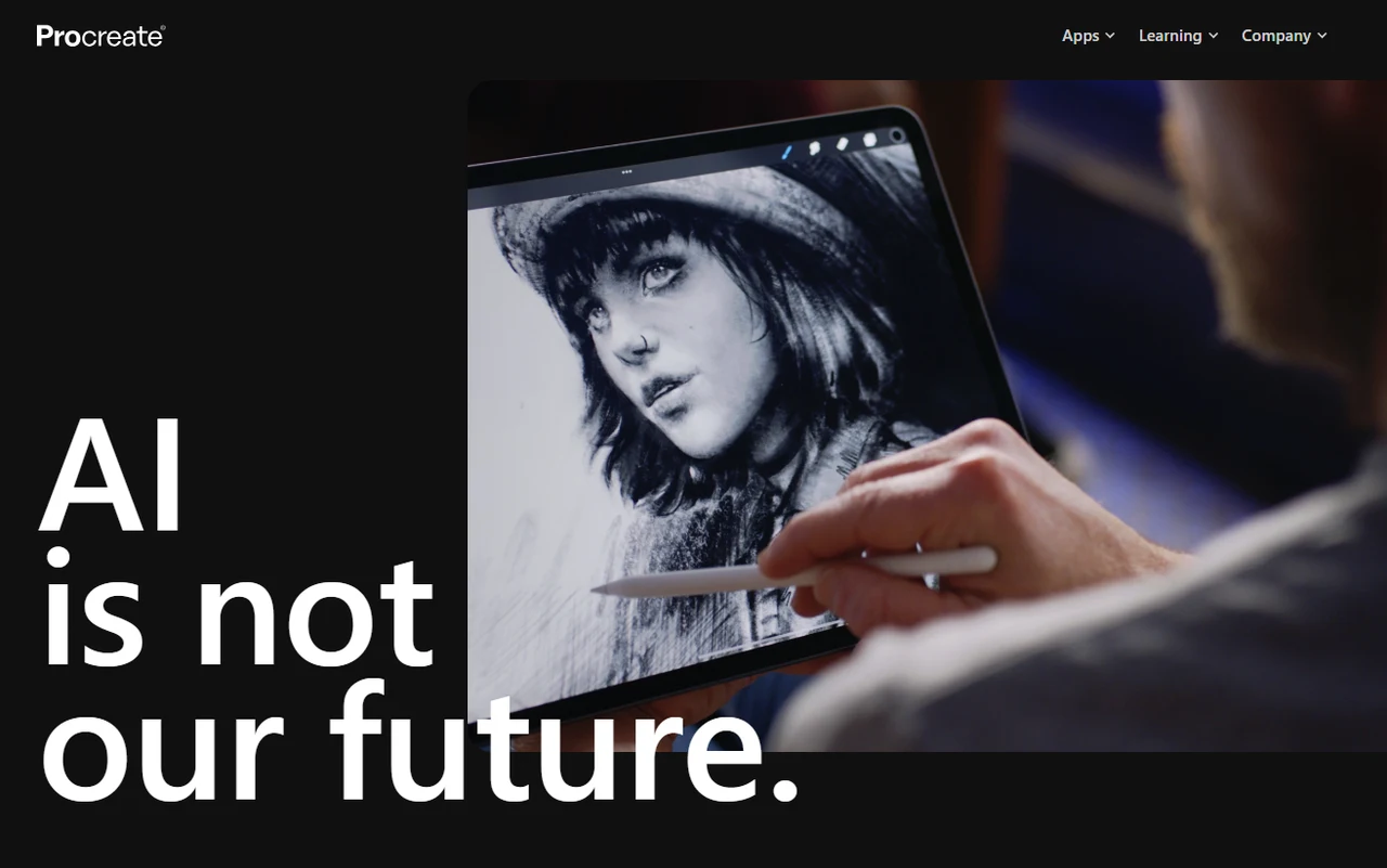 Procreate not adding AI to its products