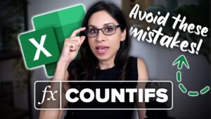 Using Excel COUNTIFS Function