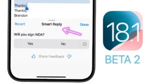 iOS 18.1 beta 2