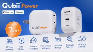 phone backup solution and charger