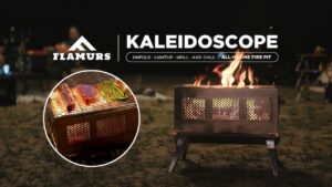 portable all-in-one fire pit and grill Kickstarter