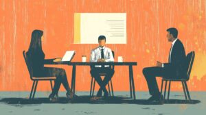 preparing for a job interview using AI