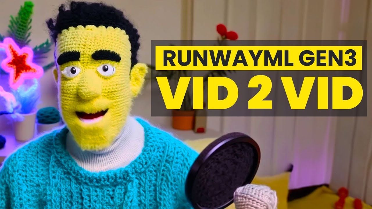 AI video-to-video restyling using Runway ML Gen 3